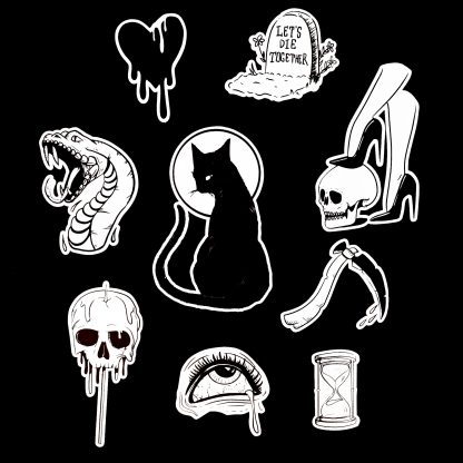 Death Wish Sticker Bundle - Image 2